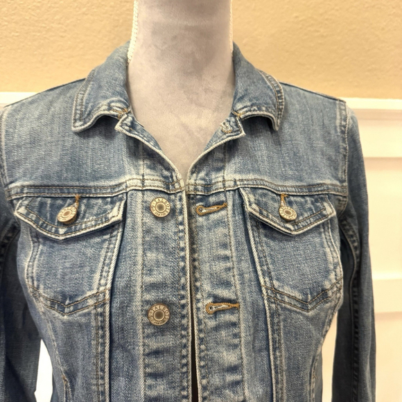 Talbots Classic Jean Jacket Size:P (S) Women Denim Pockets Cotton - Picture 4 of 12